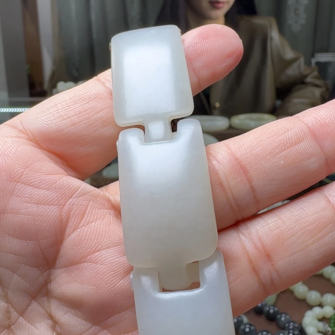 和田玉手串未镶嵌⁹****¹