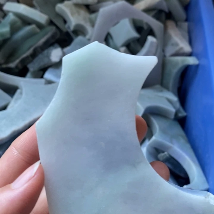 翡翠裸石翡翠边角料