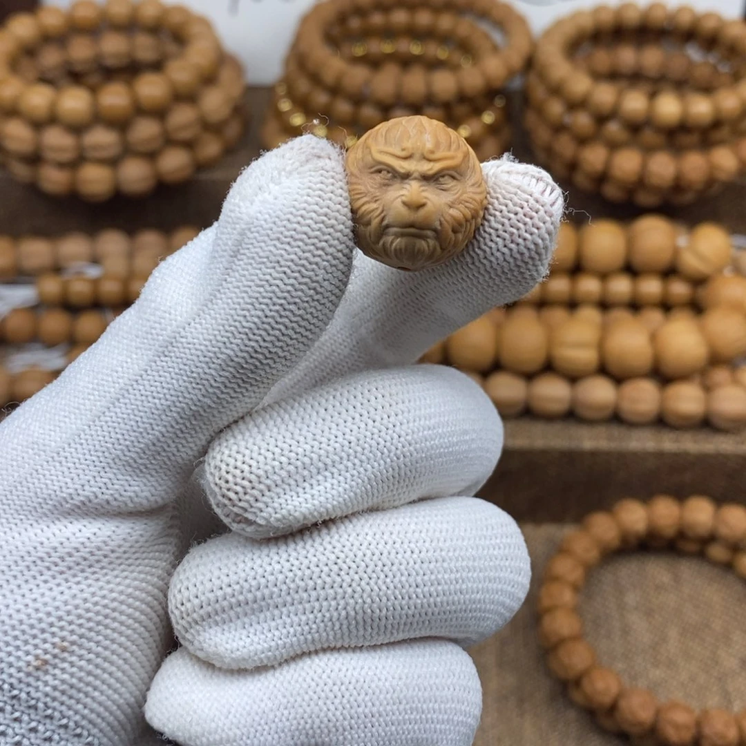 龙脊菩提手串猴头单颗