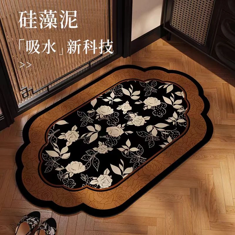 东林记地垫客厅卧室门垫防滑垫子