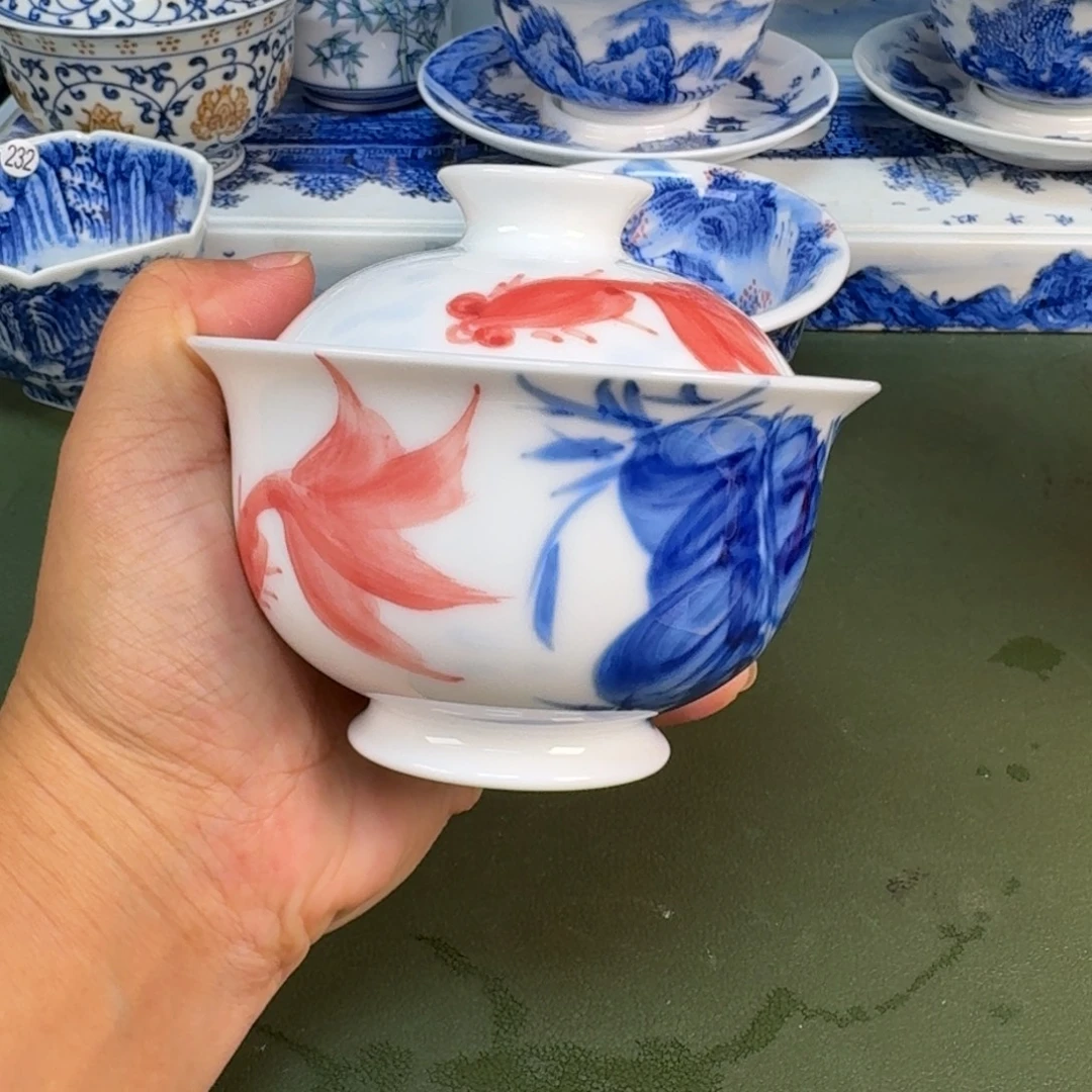 景德镇纯手绘茶具圆圆209