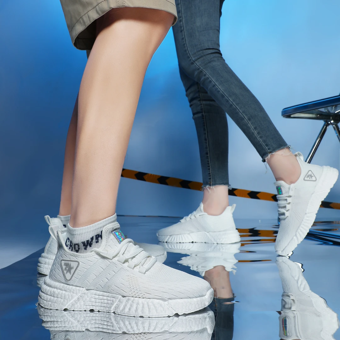 运动风夏季女鞋透气潮流运动鞋网面时尚休闲鞋3511.