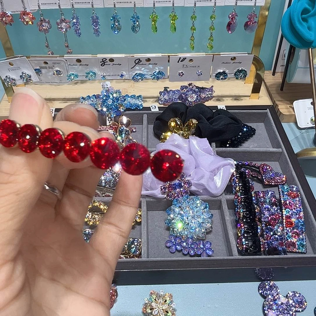 冷***言布艺铁合金耳钉耳夹