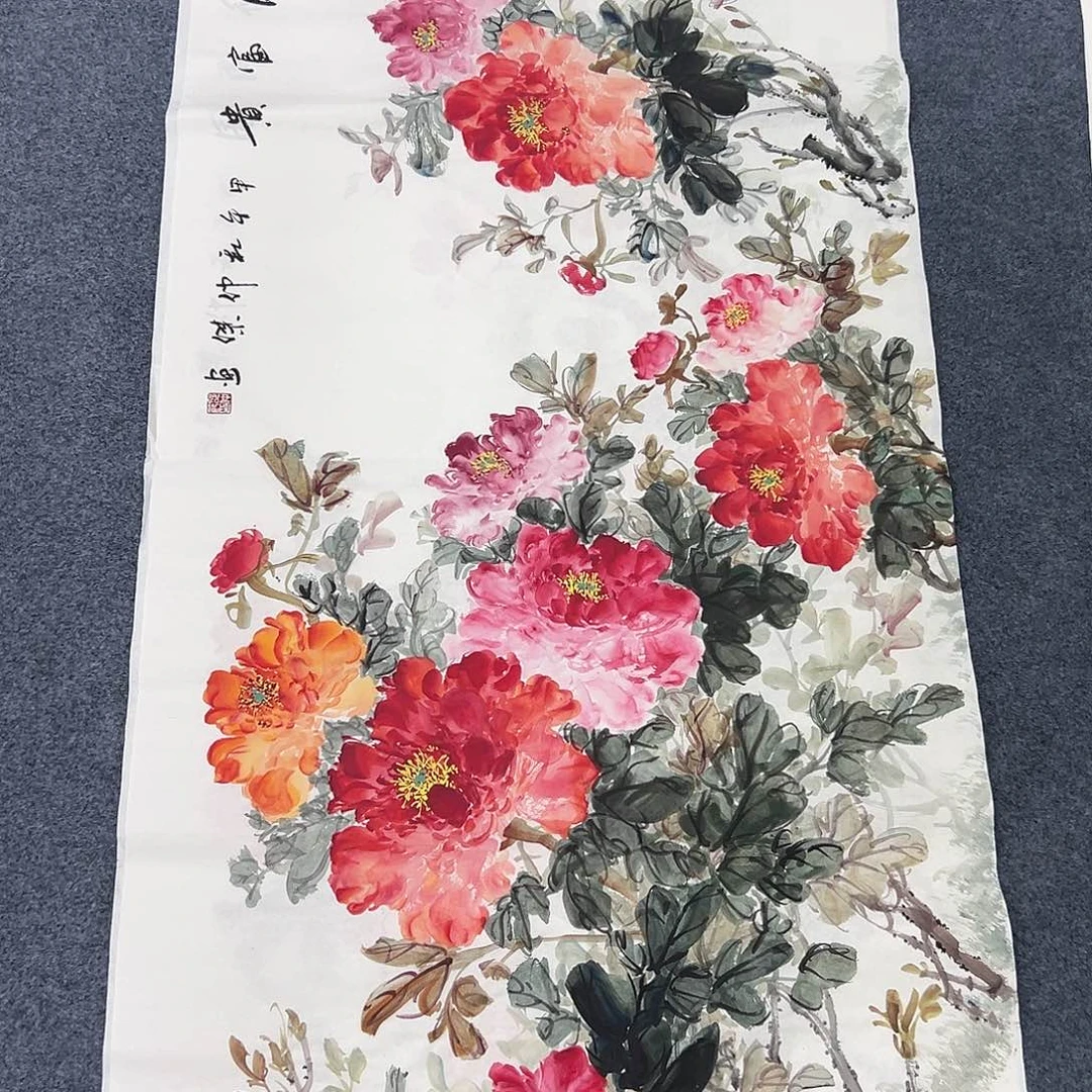 国画国画作品宣纸纯手绘
