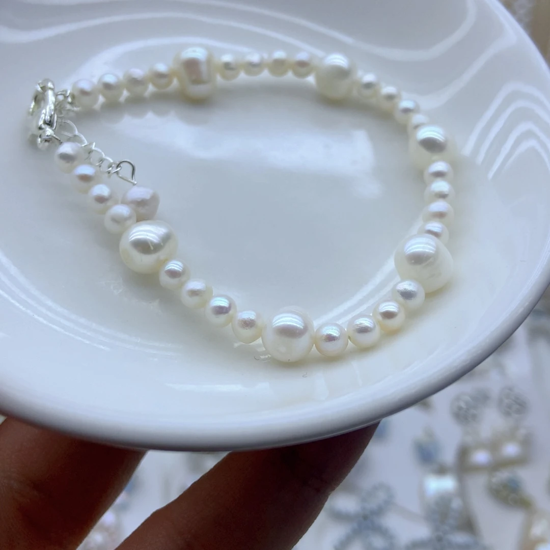 淡水珍珠耳饰未镶嵌