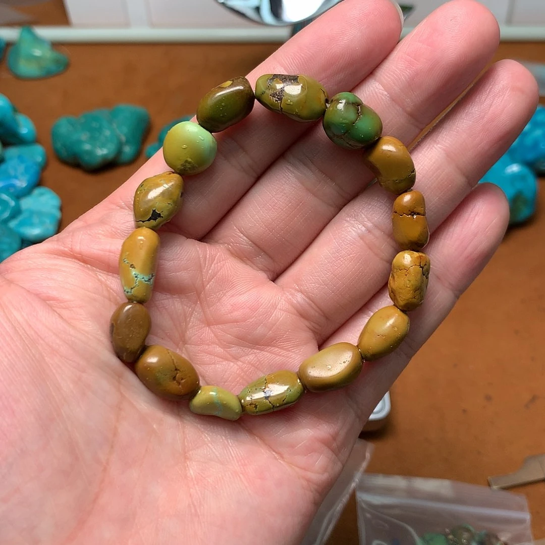 绿松石珠宝奇石未镶嵌天**平