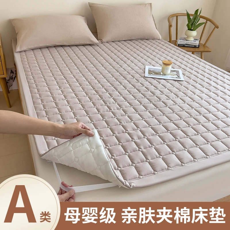 A类夹棉床护垫单件加厚大学生宿舍专用床垫单人防滑家用床褥垫子