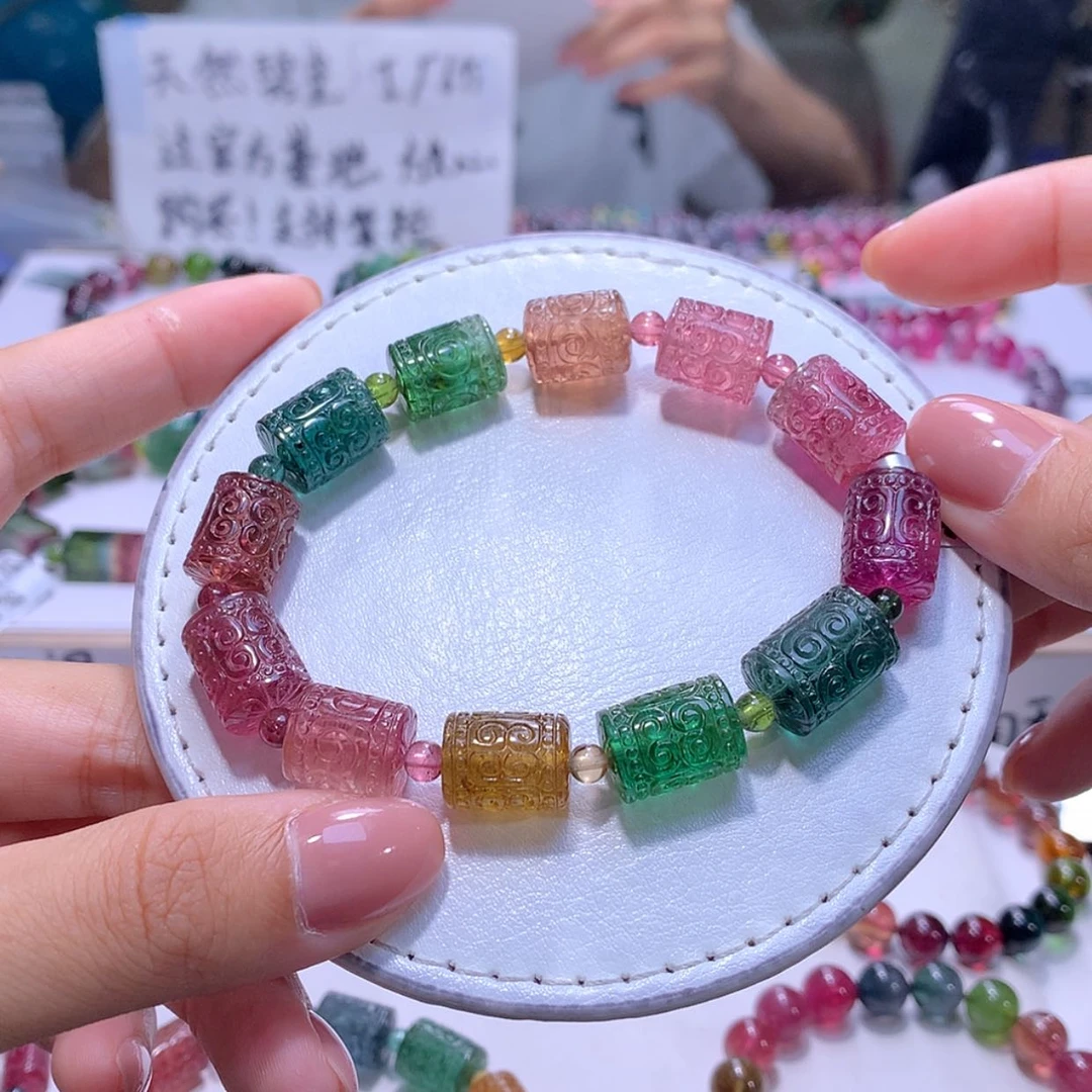 【闪购商品】未镶嵌手串碧玺10m