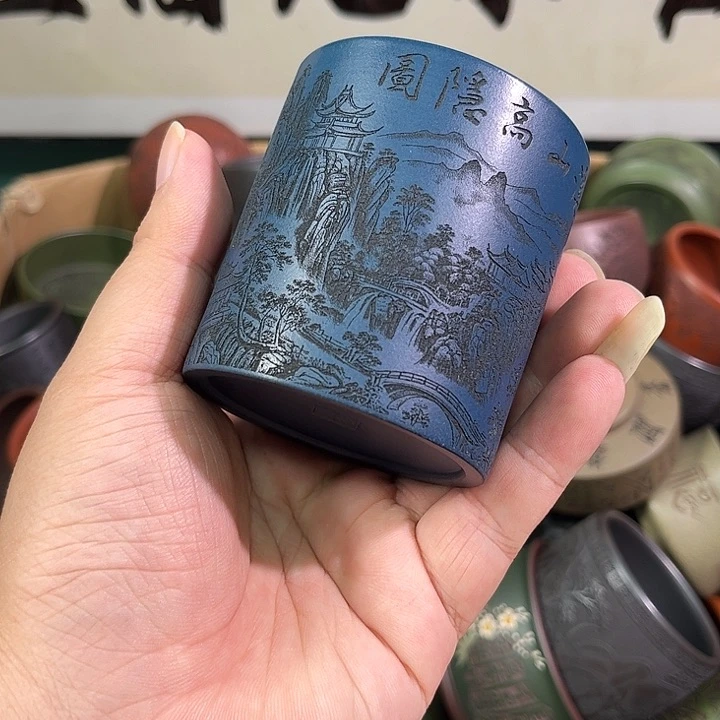 茶杯紫砂全手工紫砂主人杯