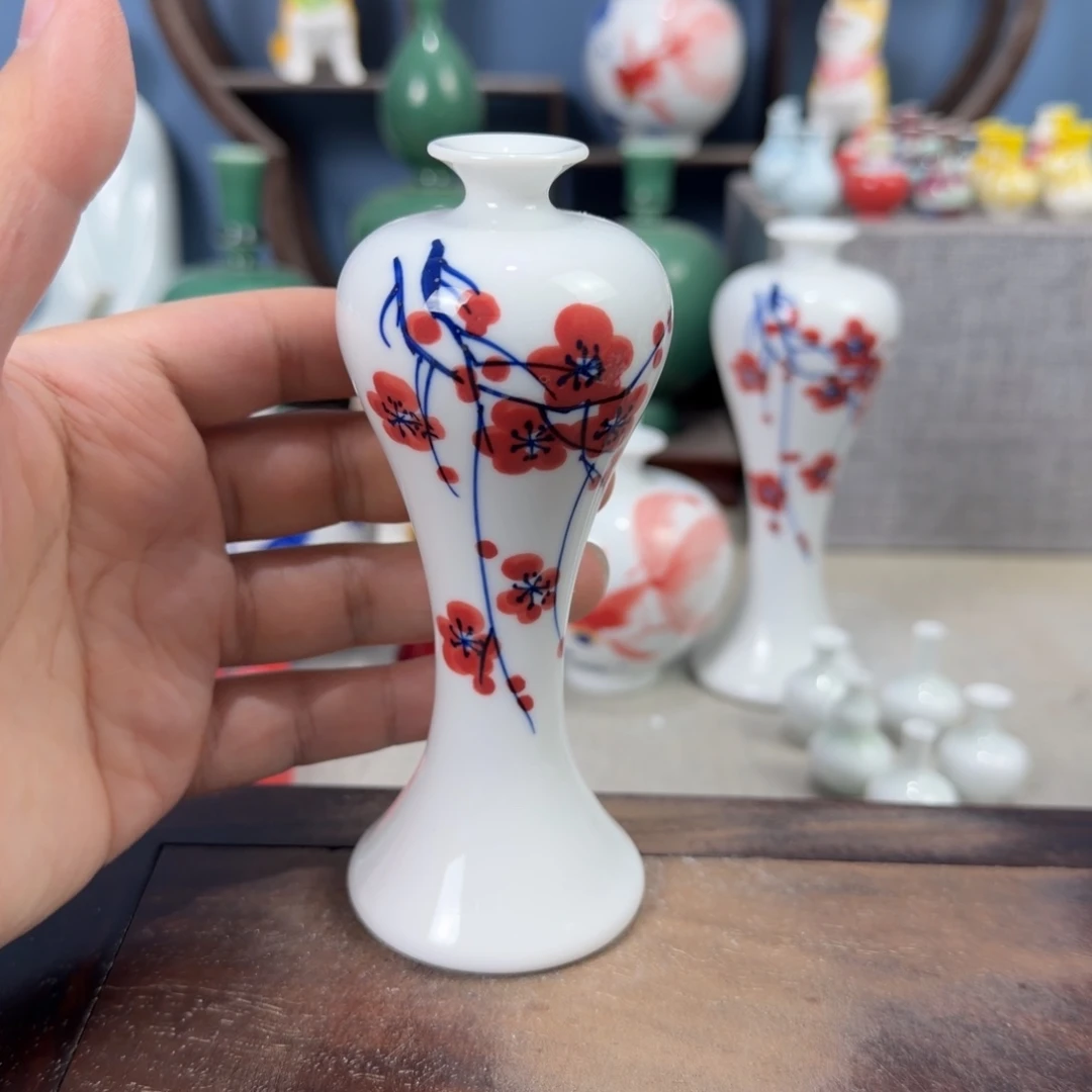 陶瓷手工小花器摆件