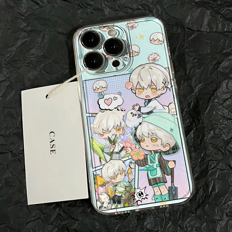 薄荷绿齐司礼苹果16手机壳可爱小米华为三星OPPO魅族vivo适用一加