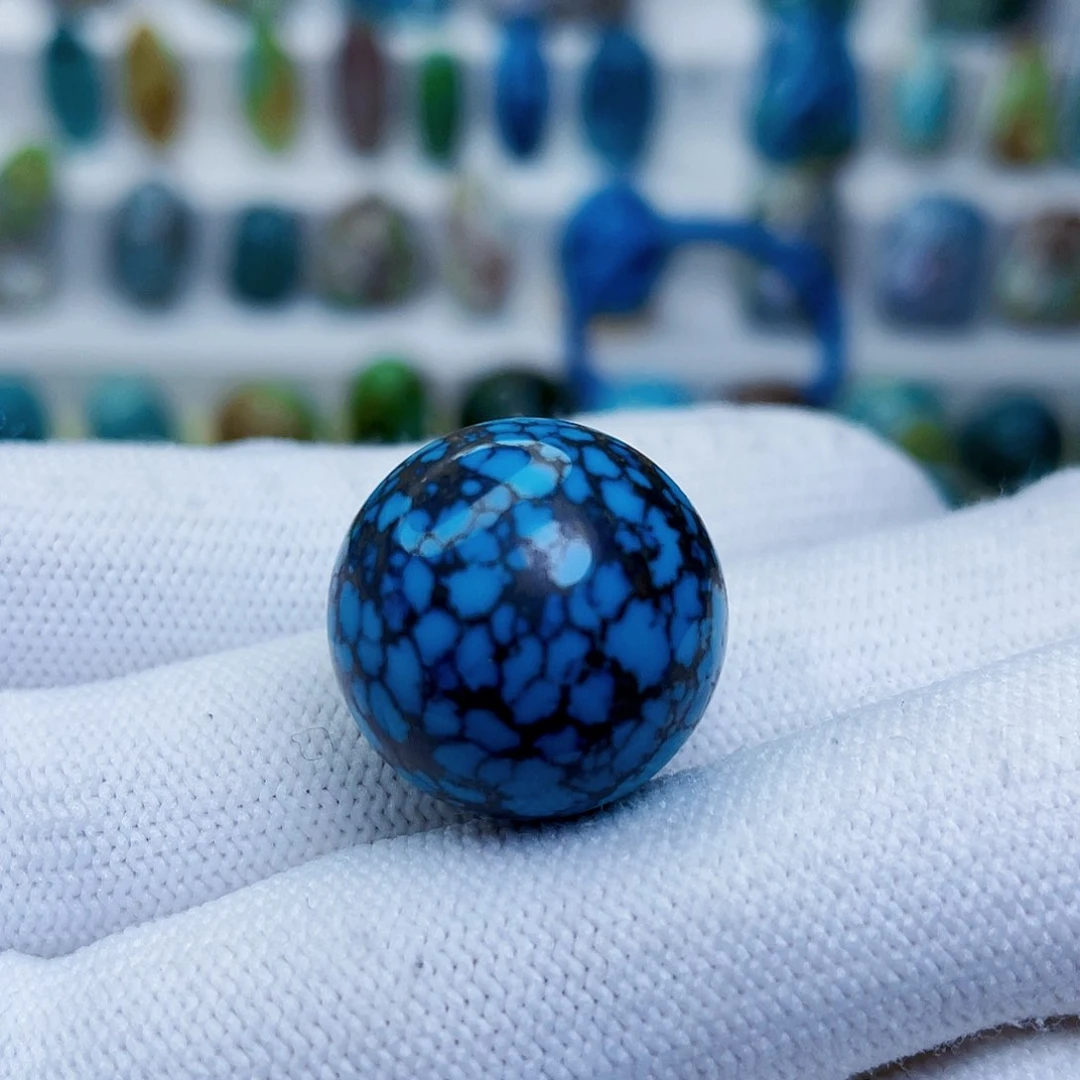 绿松石未镶嵌圆珠19