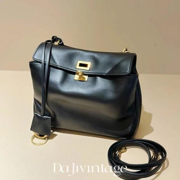 大吉中古/Balenciga巴黎世家rodeo黑金迷你单肩包