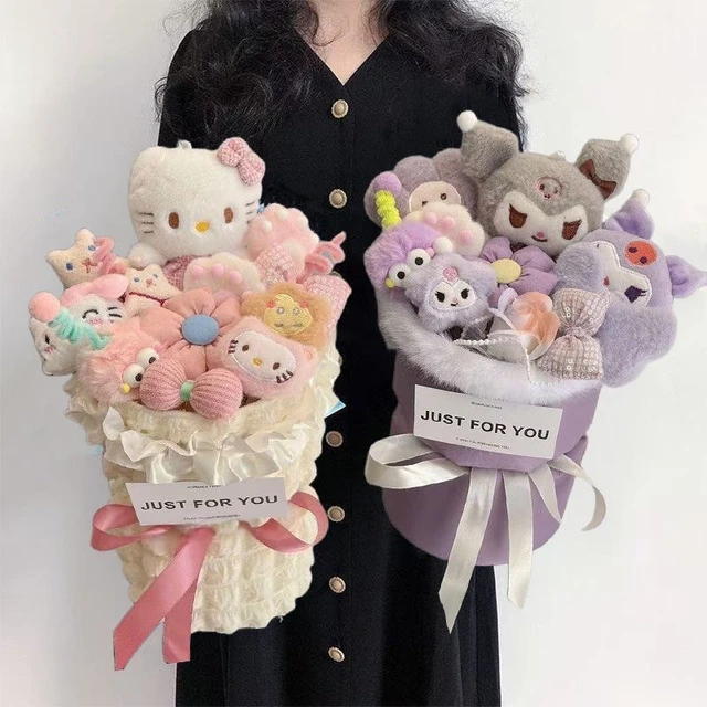 25新款hellokitty玩偶花束公仔女孩生日礼物女生闺蜜七夕送女朋友