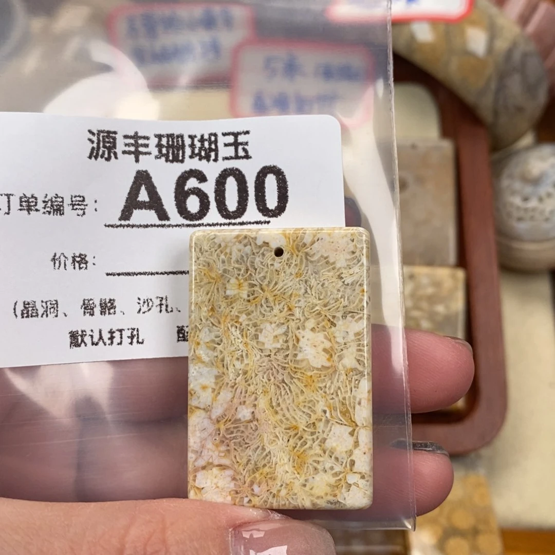 硅化玉颈饰未镶嵌白**龙