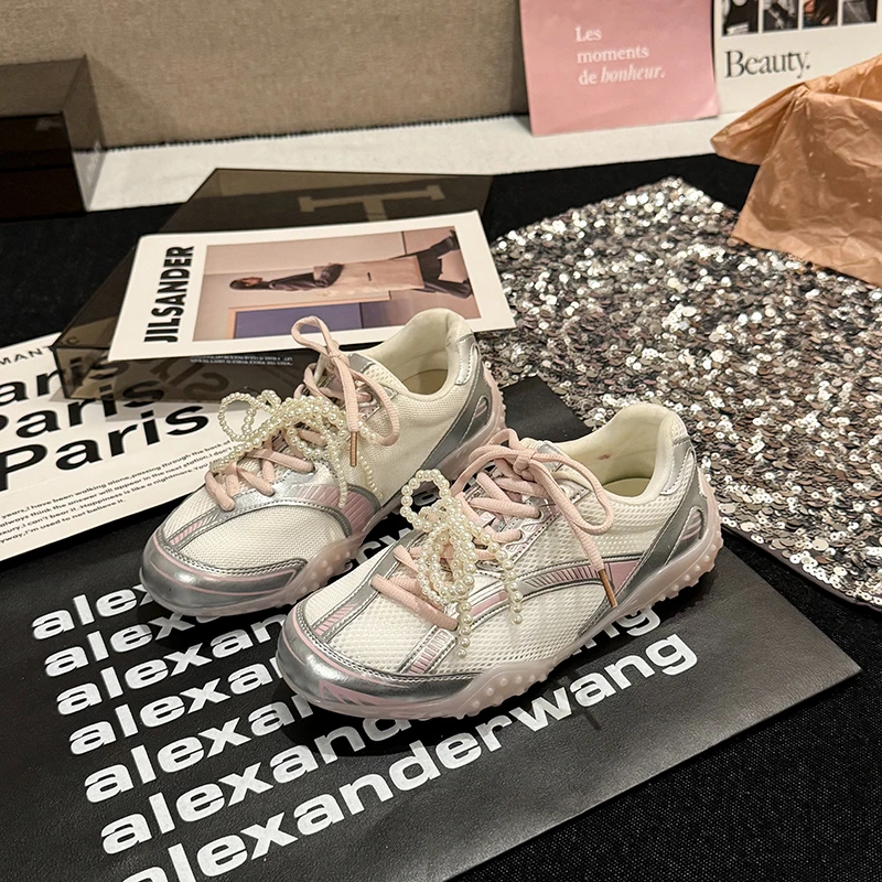 【周总工厂订单】JZX001夏季单网透气德训运动鞋珍珠ins小众