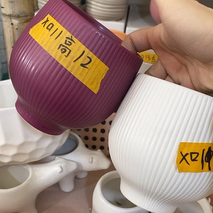 陶摆件陶盆有孔 瑕疵介意勿拍