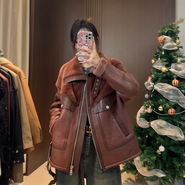 【高订系列】皮毛一体外套Kye-07