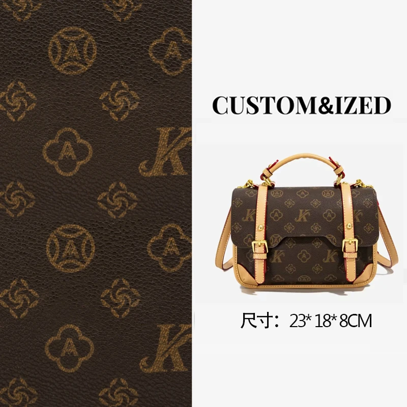 2020杏斜挎包单肩欧美风方形链条包复古包邮差包小方包中号经典