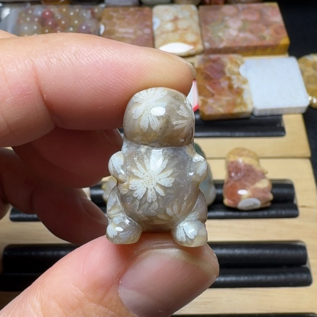 硅化玉纯天然色有机玉石未镶嵌