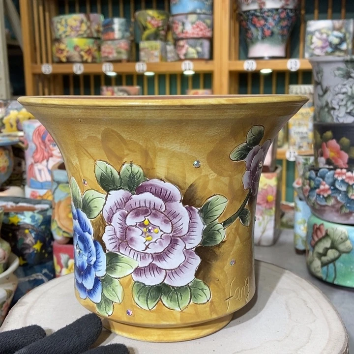 红陶景德镇艺术手绘作品