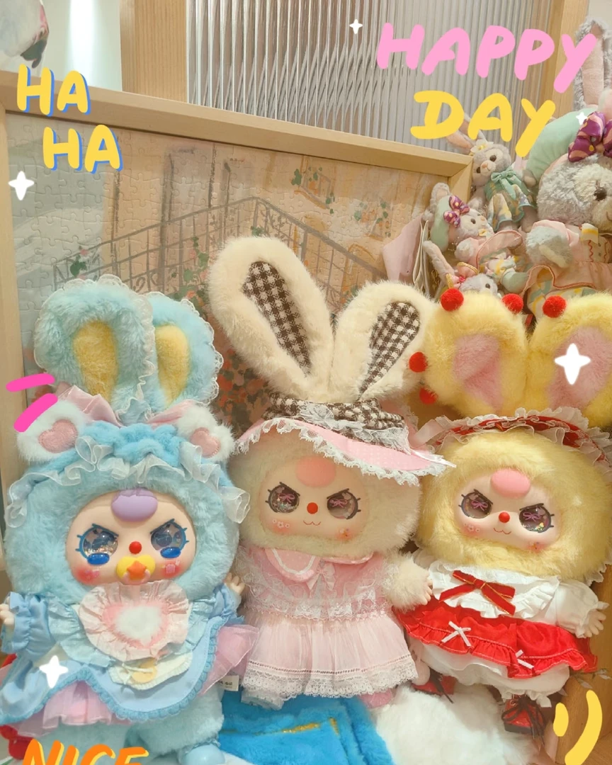 【柒柒拆盒】娃三岁新品洛丽塔系列100体毛绒盲盒