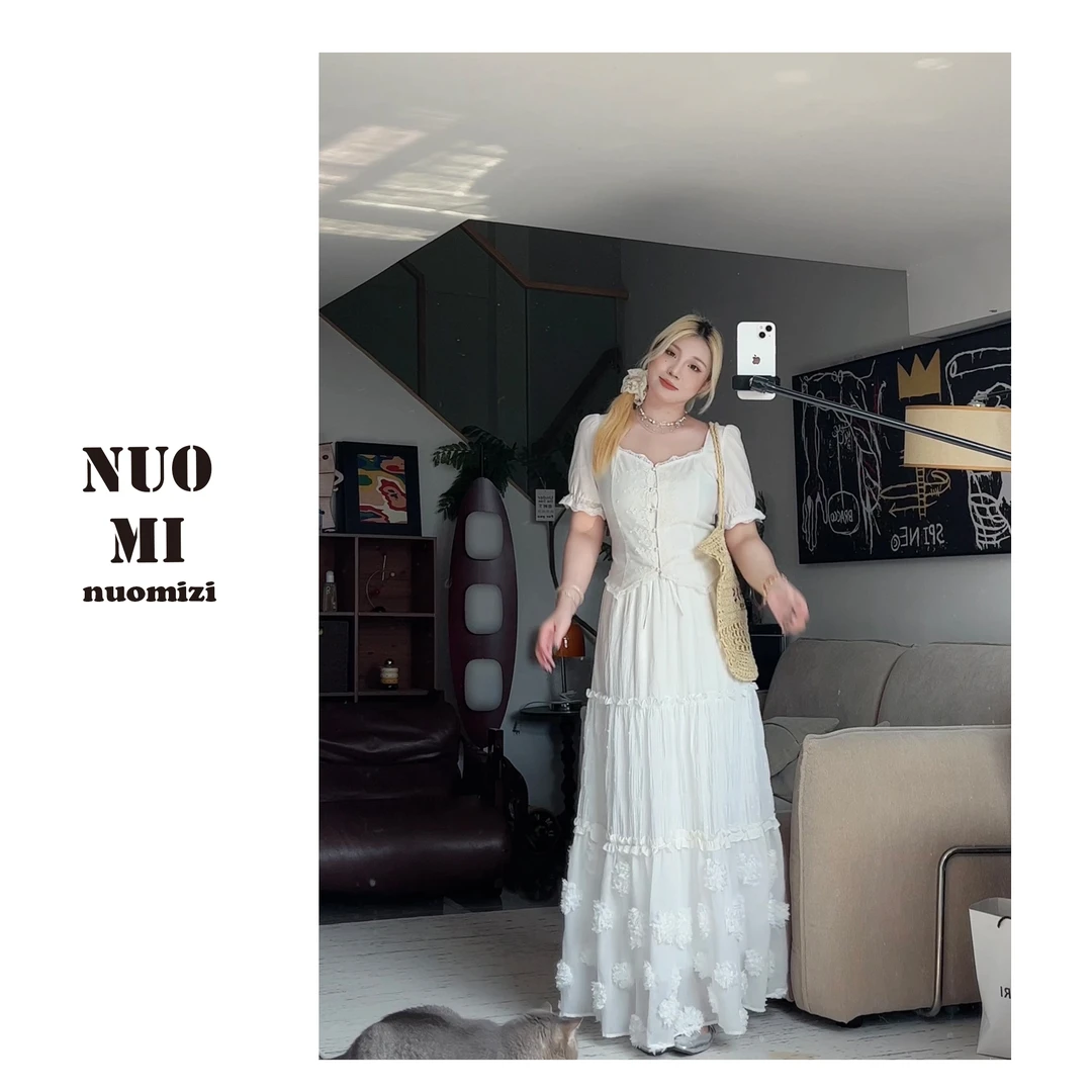 ZOZ糯米子[祈愿少女]设计感蓬蓬裙蛋糕裙女春季新款气质半身裙