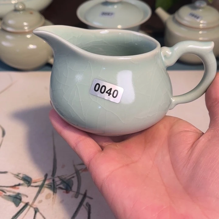 瓷杯子0040 青鸾汝瓷汝州发货