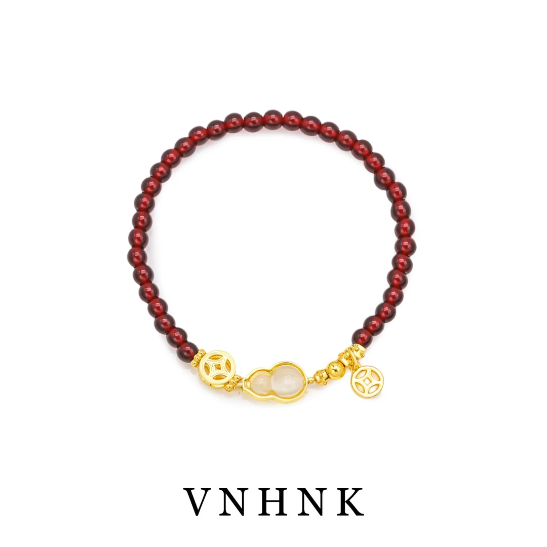 铜合金手链 美可儿   H491   红色（14CM 4mm）时尚气质手链