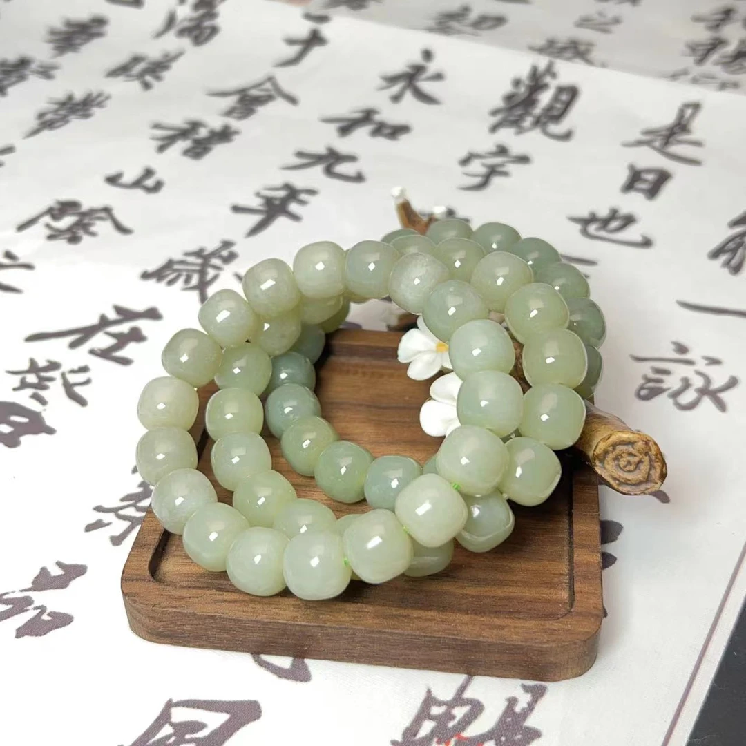 天然和田玉手串多样性发其一1040004