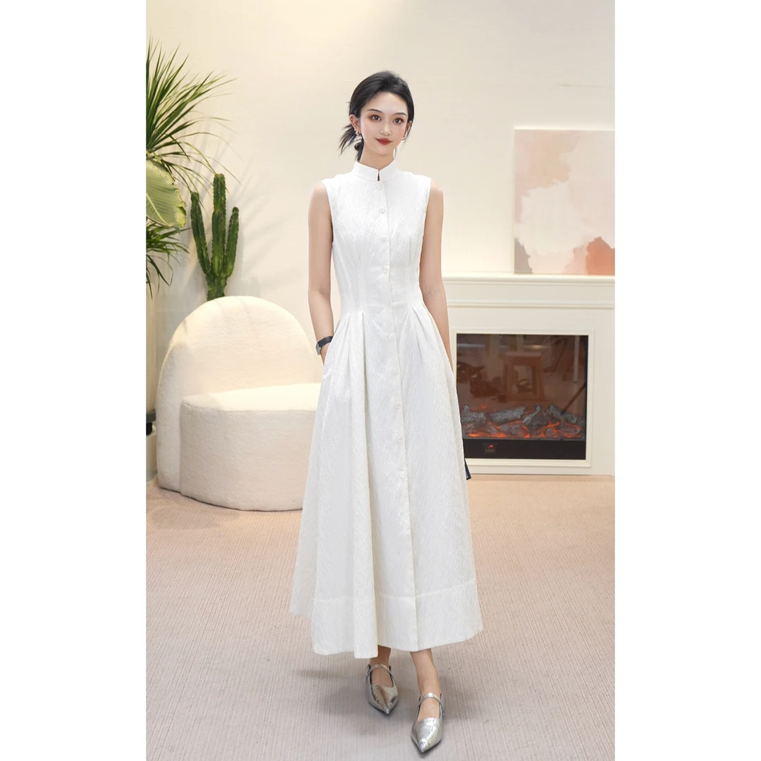 GIRDEAR/哥弟新款国风新中式改良旗袍款高腰显瘦连衣裙1500535