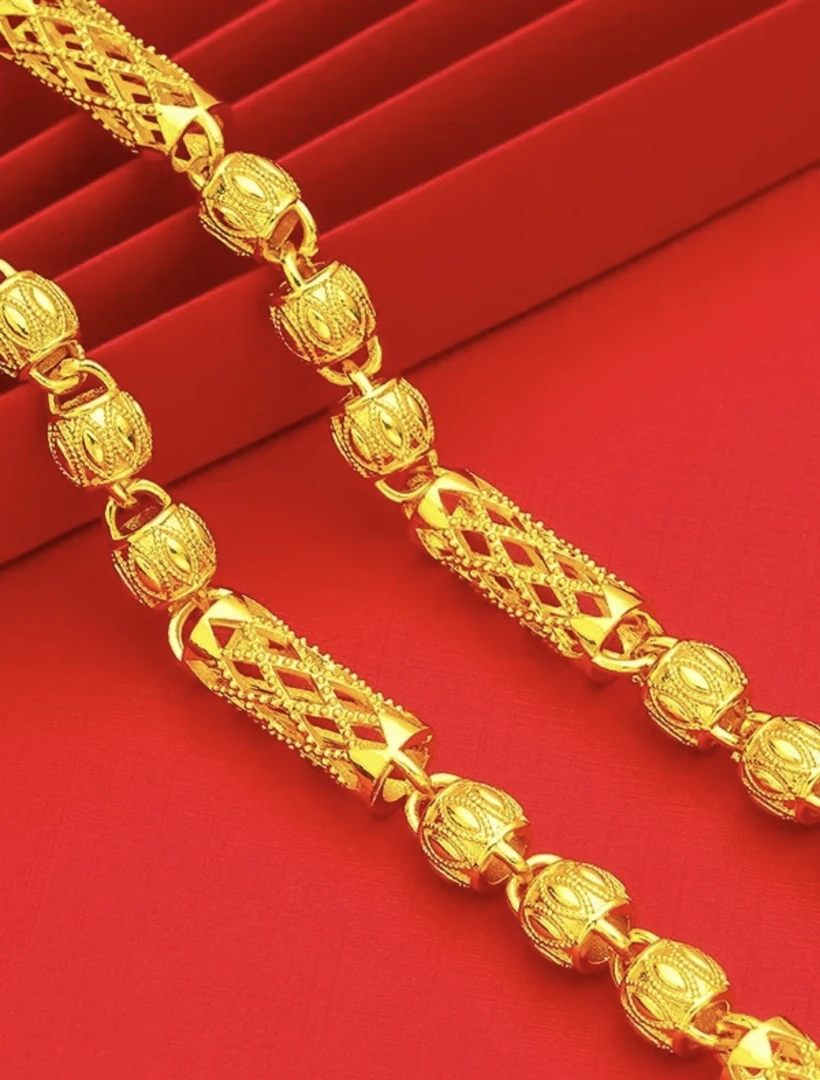 合金项链  【高级定制】收藏级轻奢时尚设计项链m5竹节项链