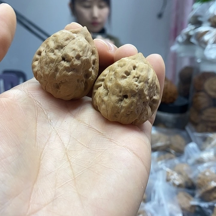 文玩核桃把件37古蝉油