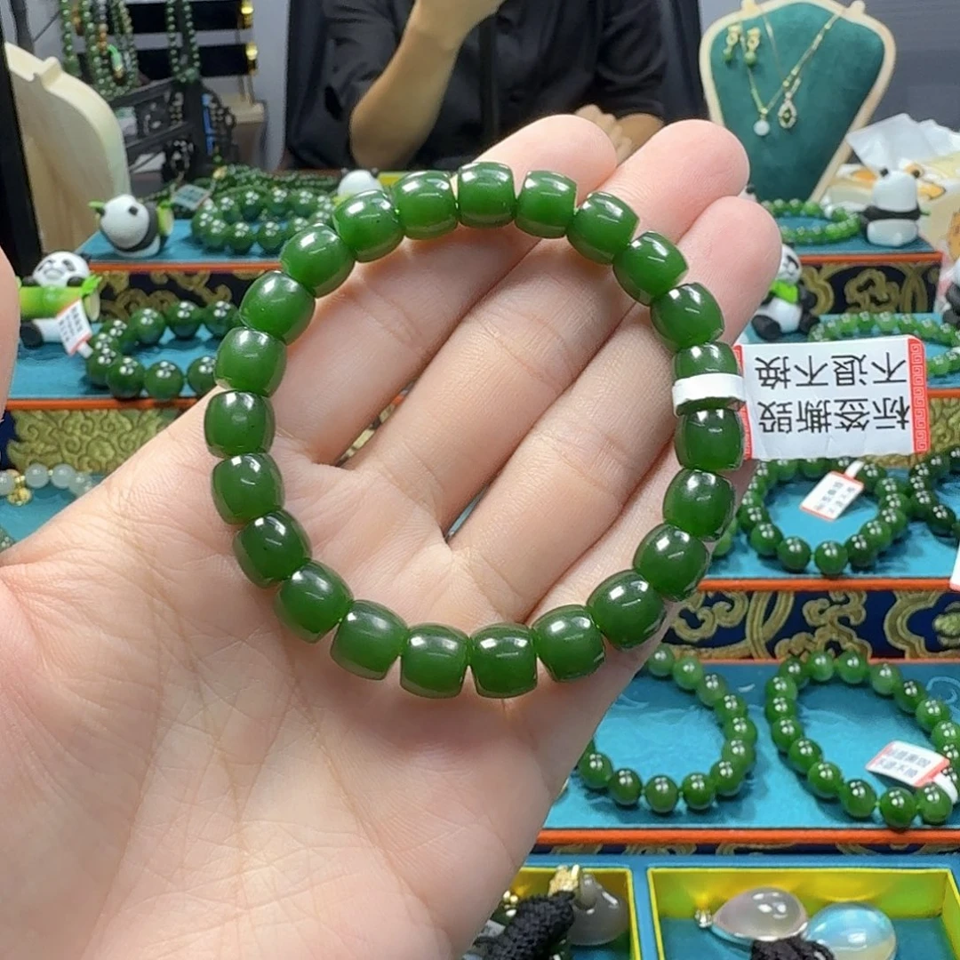 未镶嵌手串和田玉（碧玉）卡9
