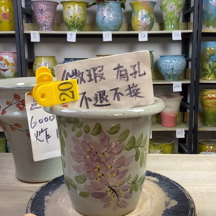 景德镇高温陶瓷花盆