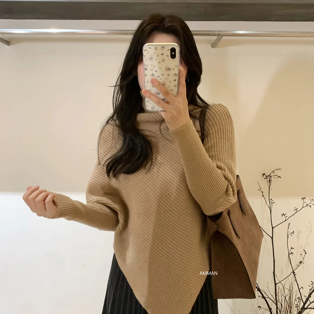 高知女｜韩系高领针织衫