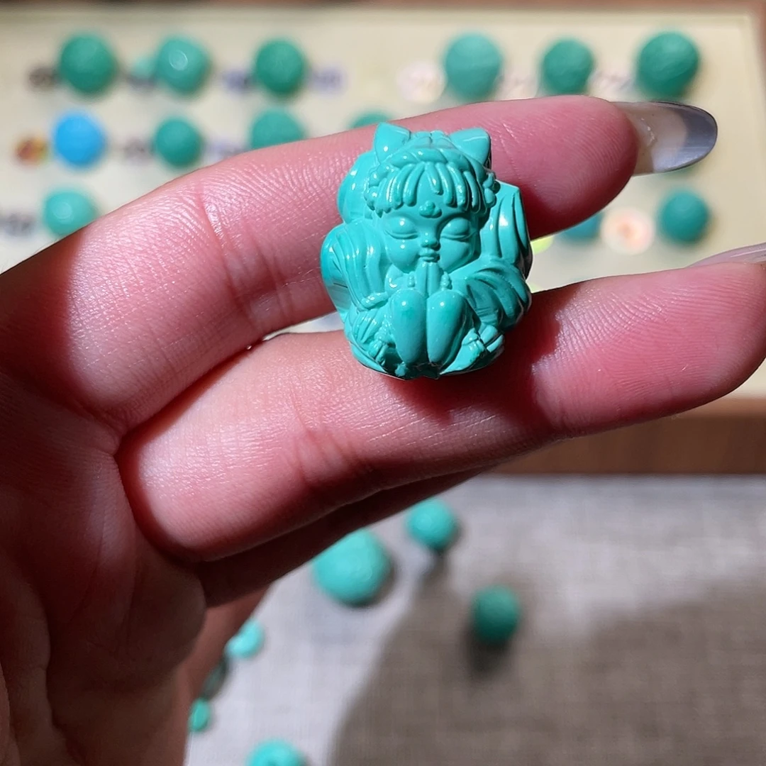 用***5手工雕刻配饰配珠卡18+微瑕