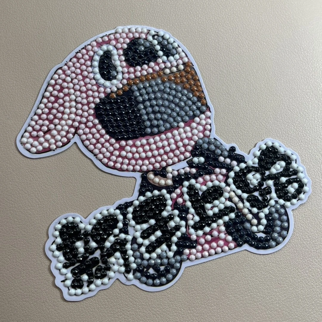 纯手工新钻石画纯色新手上路车贴防水防晒不易掉钻
