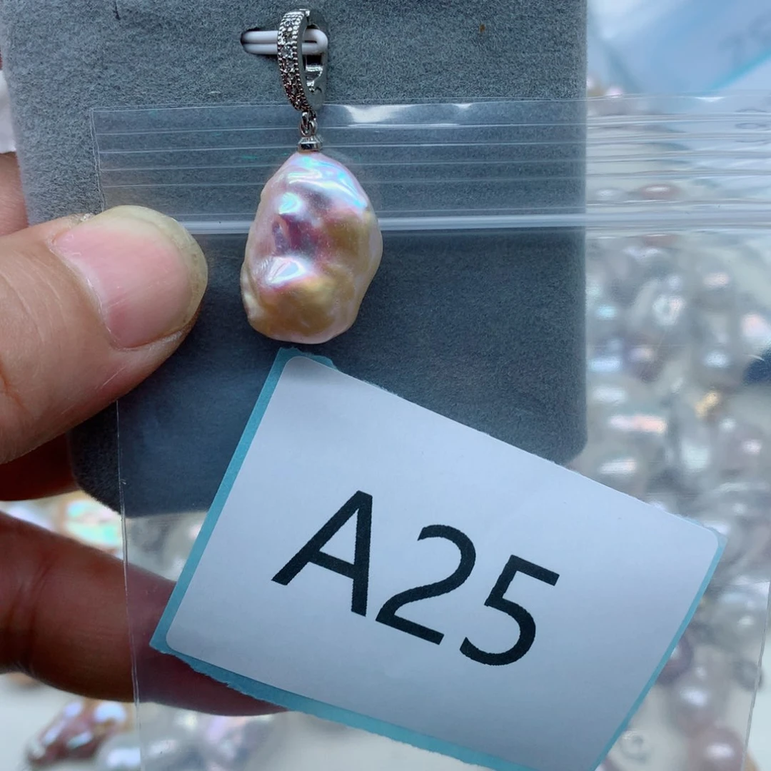 淡水珍珠未镶嵌吊坠(不含链)