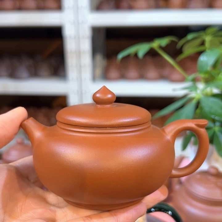 茶壶紫砂小樱桃红泥180c c