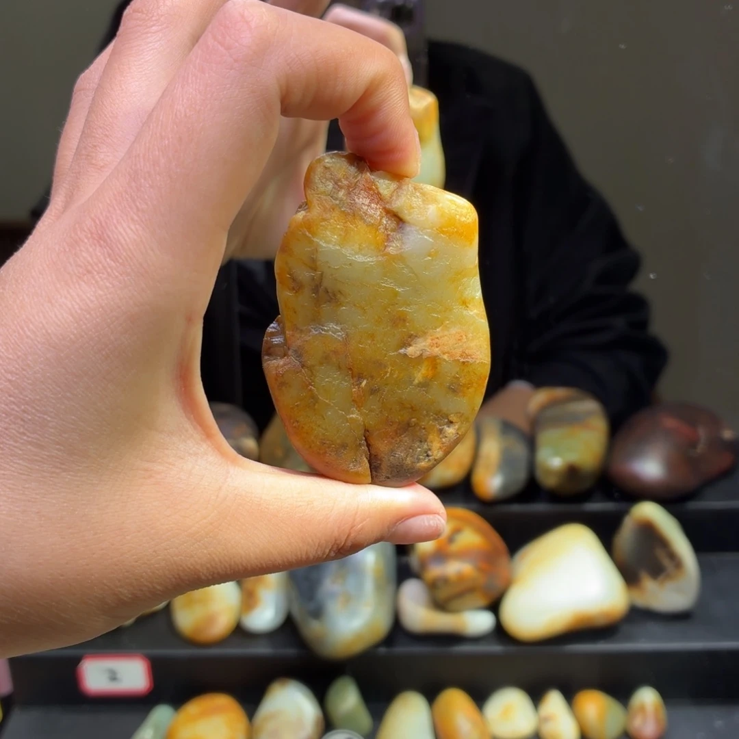 和田玉未镶嵌挂件172