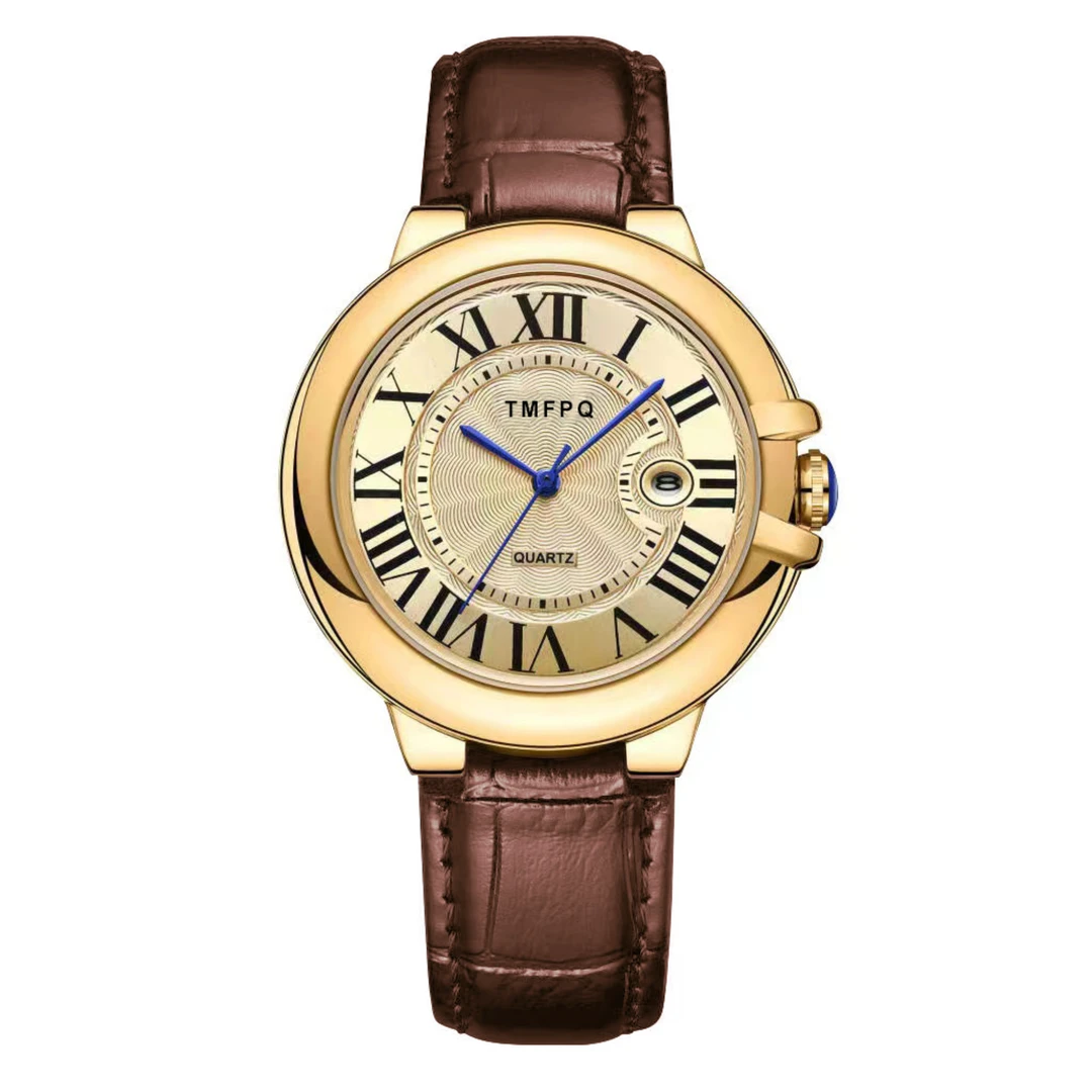 男款经典金气球防水时尚轻奢男士气质潮流腕表