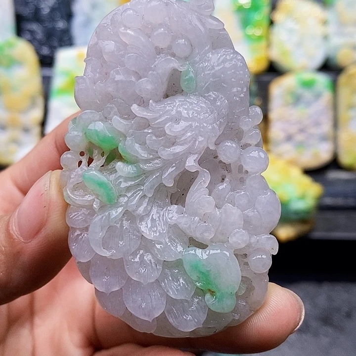 定制翡翠未镶嵌翡翠A货一物一证