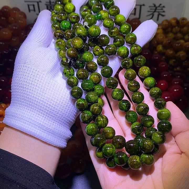 松木（琥珀木）手串/手链1.0 水墨丹青留疤天花板