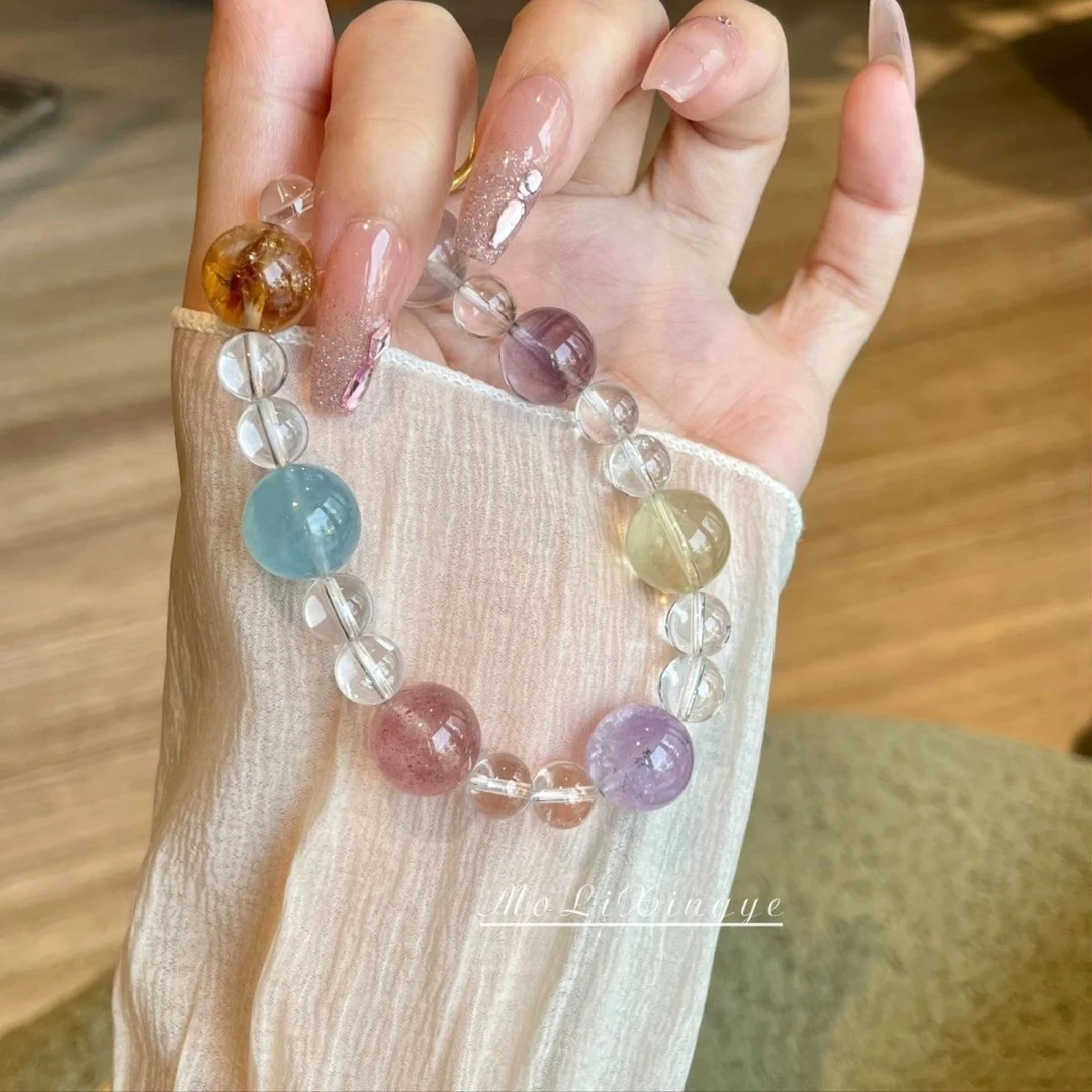 磁石手链 YANay」彩色糖果多宝手串多巴胺手饰礼物