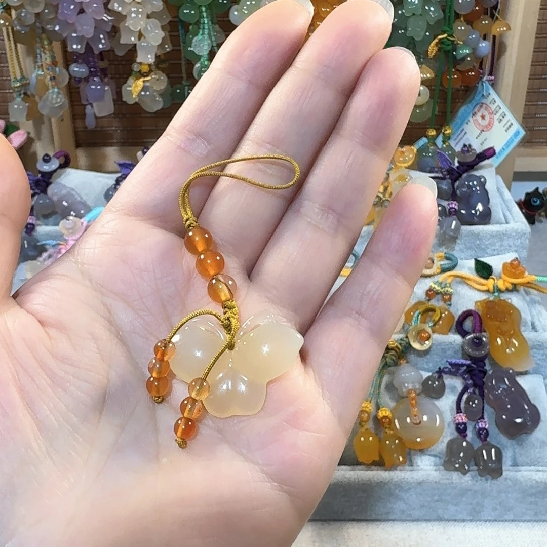 玛瑙/玉髓小吊坠挂件福利款未镶嵌