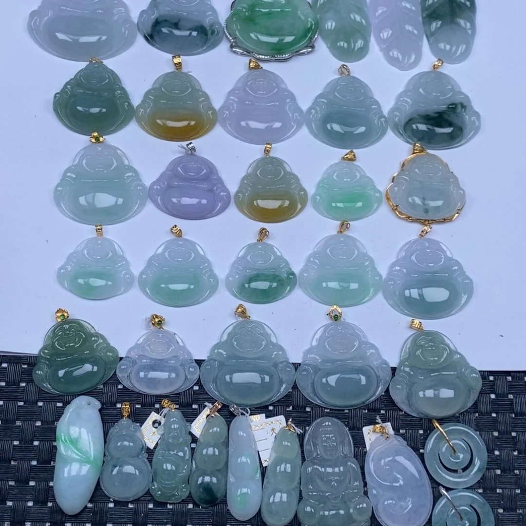 翡翠未镶嵌颈饰天然翡翠