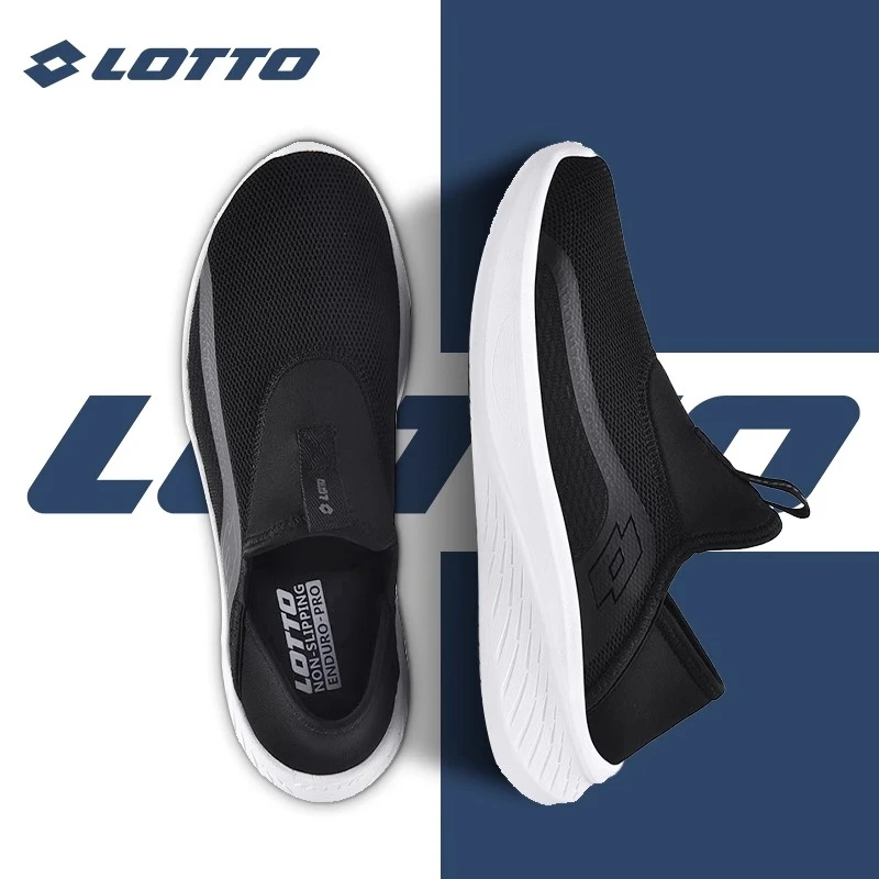 乐途男鞋运动鞋2025夏季新款轻便软底一脚蹬爸爸鞋网面透气休闲鞋