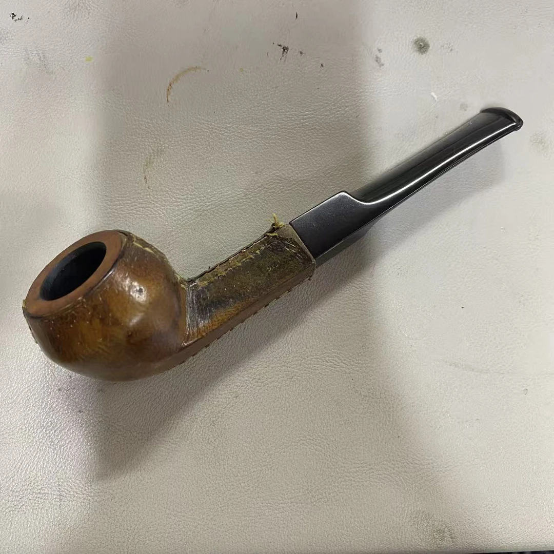 老烟斗无戳记石楠木烟斗