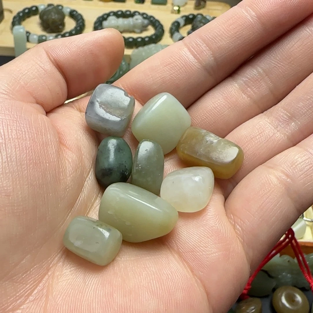 和田玉未镶嵌颈饰福利不打孔包容